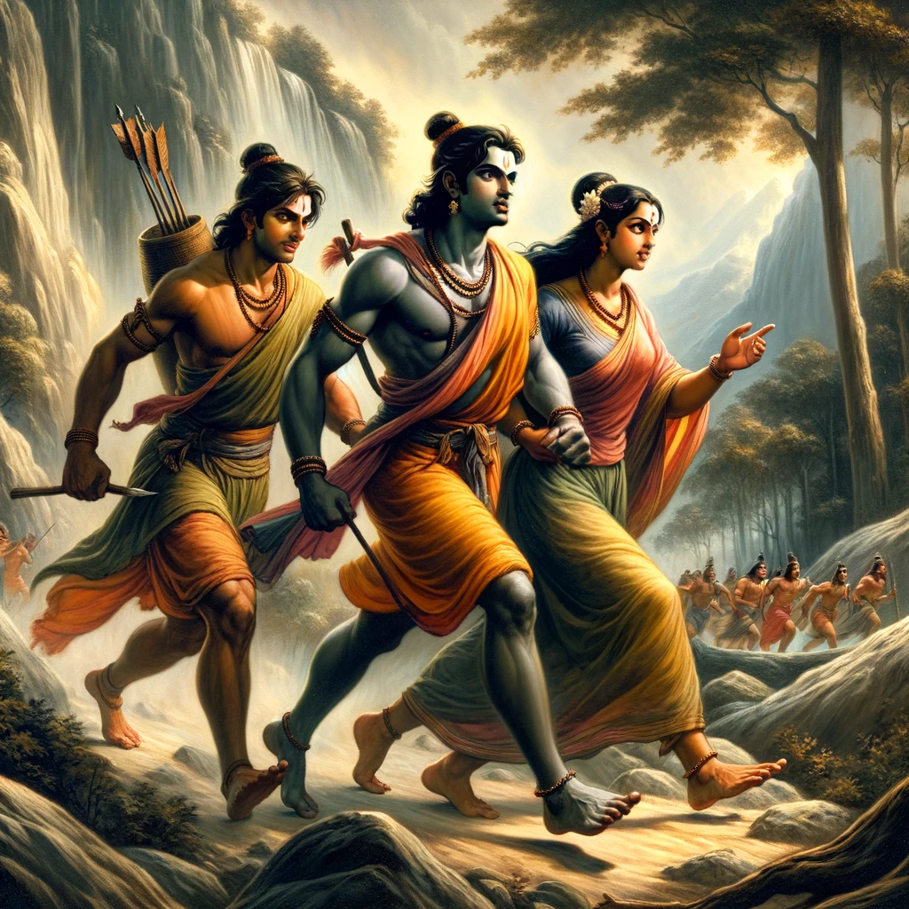 Rama Continues Toward the Forest